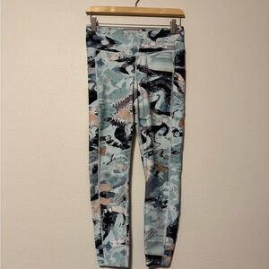 Under Armour Abstract Compression Leggings - Black, White, Tan, blue